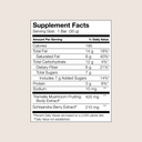 Glow Chocolate Bar Supplement Facts