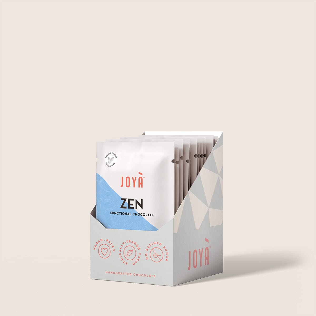 Zen Chocolate Bars in 12 pack box