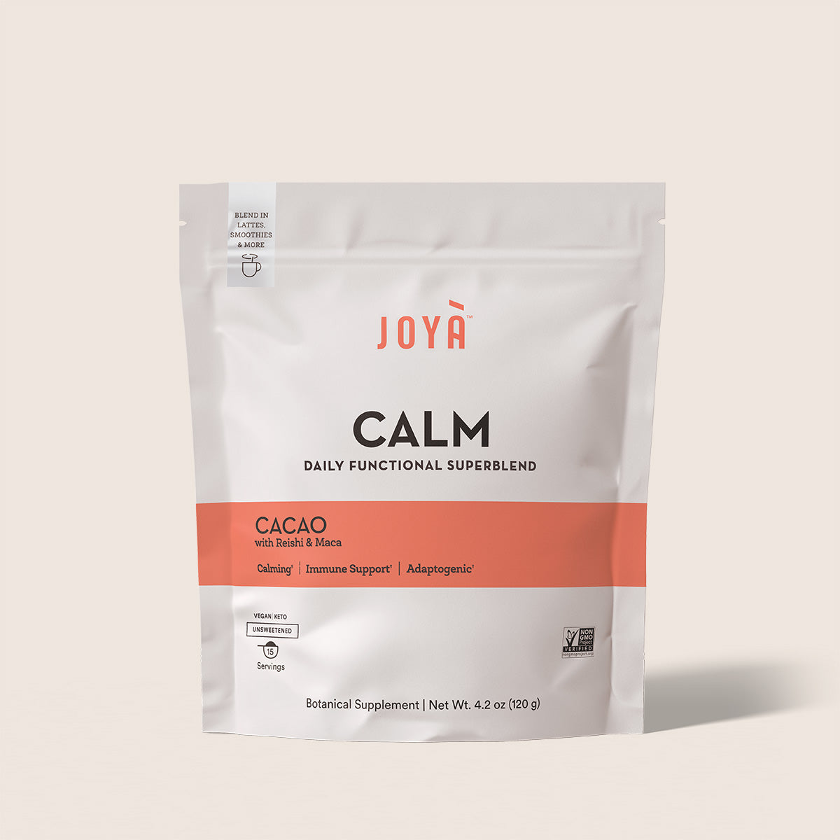 Calm - Cacao Superblend | Adaptogen Mushroom Hot Cacao Mix – JOYÀ