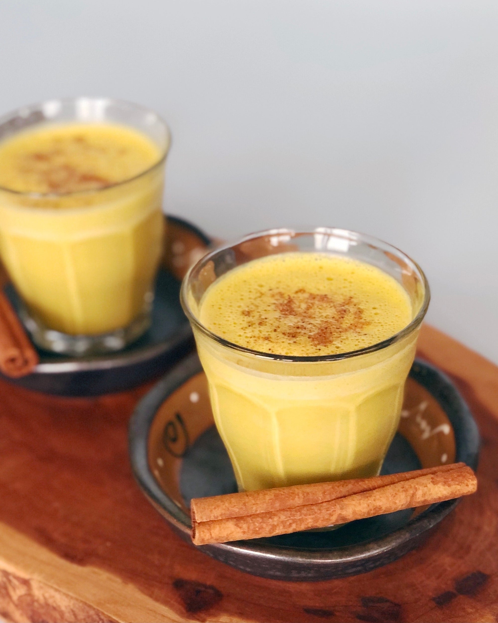 Vegan Eggnog with Turmeric