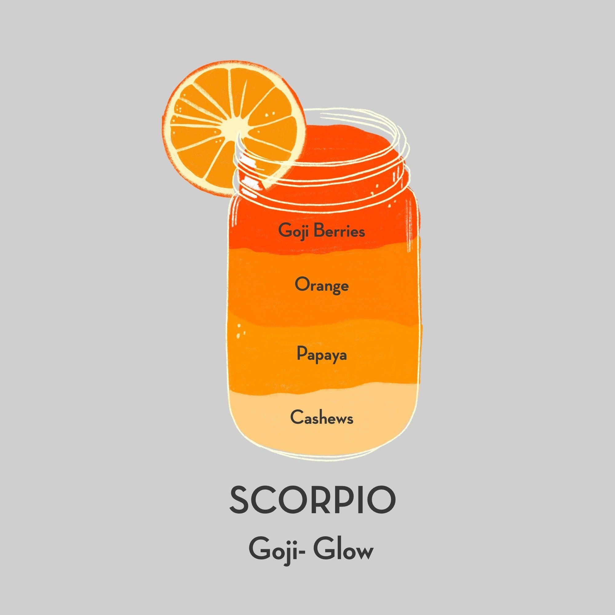 "Goji Glow" Scorpio Horoscope Smoothie with Turmeric